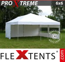 Reklamtält FleXtents Xtreme 6x6m Vit, inkl. 8 sidor